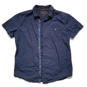 Cactus New York Slim Fit Dotted Button Shirt Med